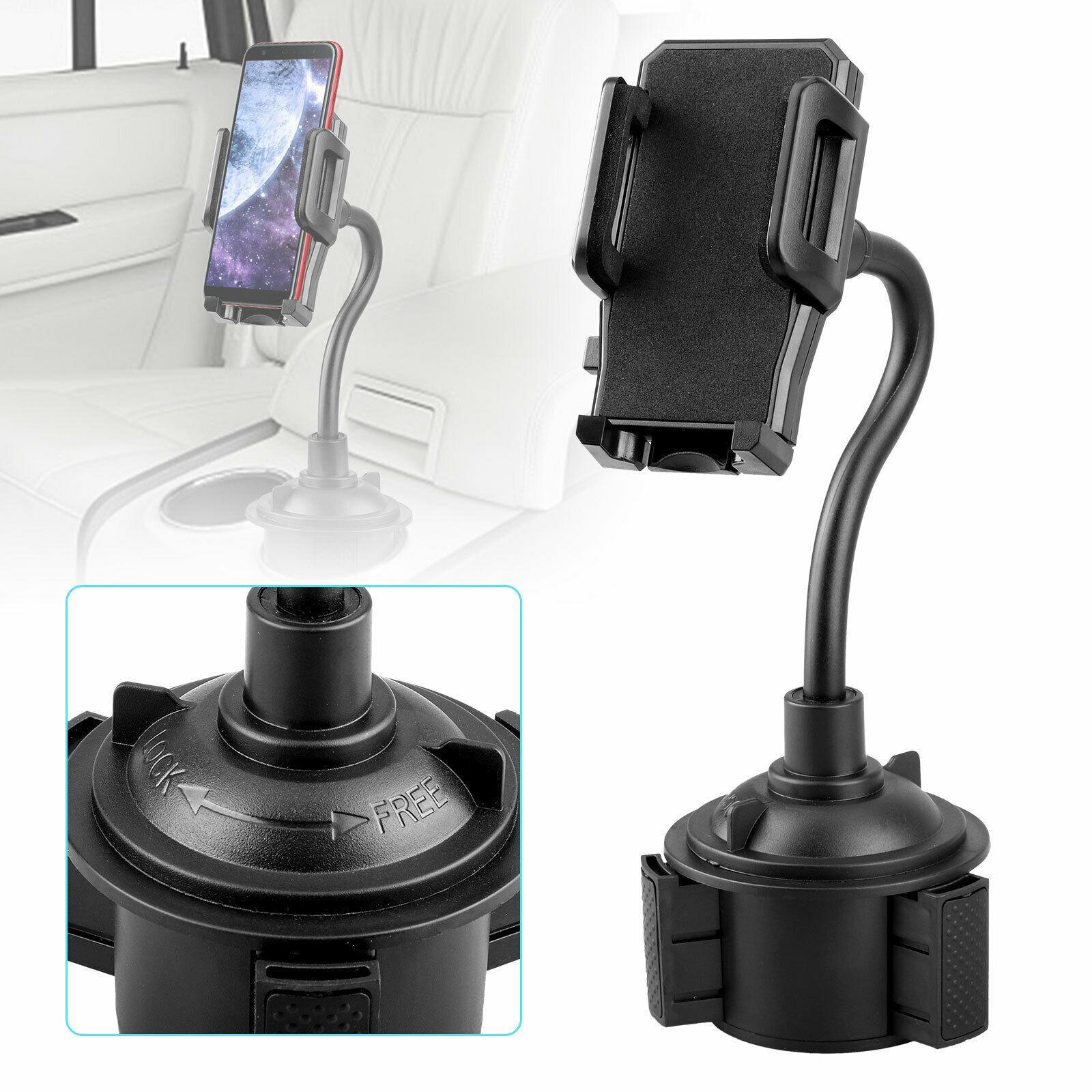 Universal Adjustable Car Cup Holder Stand Cradle Mount For iPhone Samsung