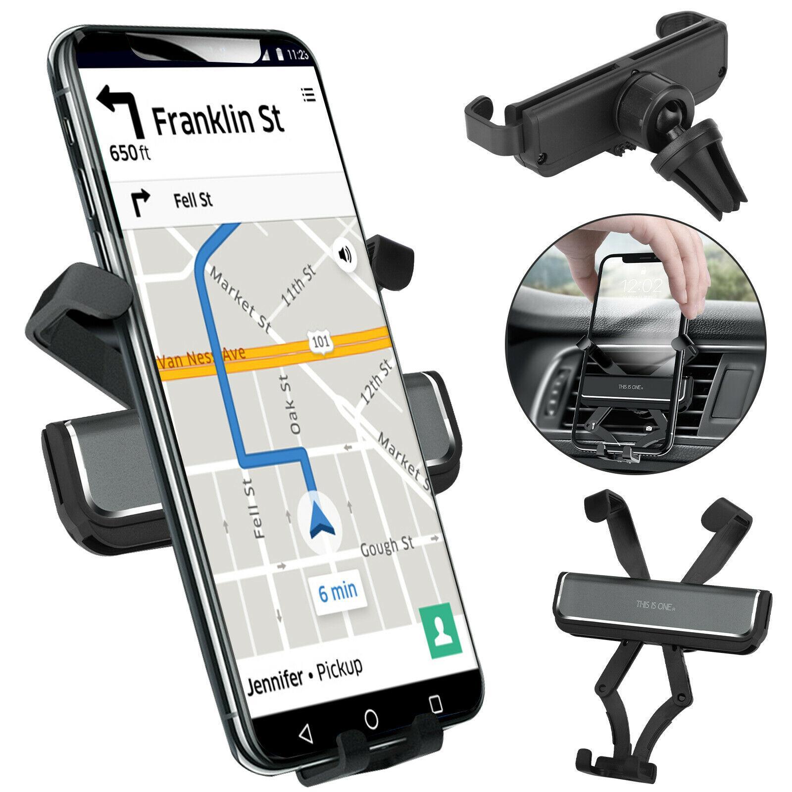 Car Air Vent Phone 360 Mount Holder Cradle Stand Universal for iPhone Samsung
