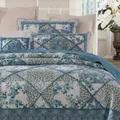 Classic Quilts Blue Bouquet European Pillowcase