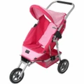 Valco Baby Just Like Mum Mini Marathon Doll Pram/Stroller Toy Kid/Children Pink