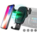 Sansai 5V 9V Wireless Qi Car Charger Mount Holder for iPhone X Xs 8 Plus/Samsung