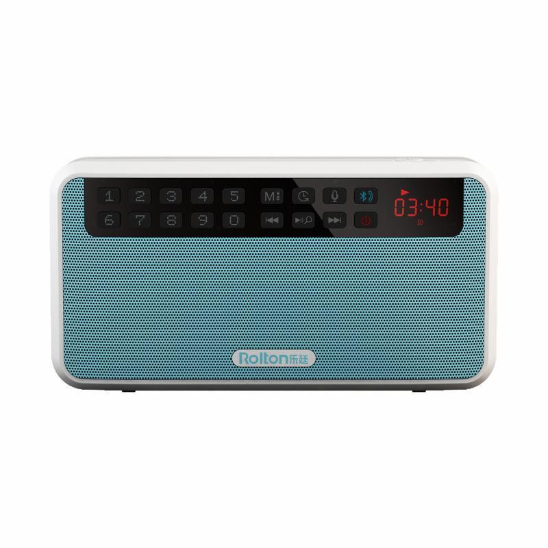 E500 Portable Wireless bluetooth Speaker 1500mAh FM Radio TF Card Hands-free Outdoors Speaker BLUE COLOR