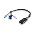 Aten Kvm Cable Adapter With Rj45 To Vga Ps2