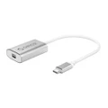 [XC-104-SV] 15cm USB Type-C USB-C to Mini DP Adapter Cable, Aluminum, 4K@60Hz, Silver