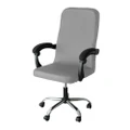 1 Piece Water Resistant Office Chair Slipcovers Light Grey-M