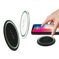 1pc 15W Wireless Charger Qi Charging Fast Charger Smartphone Wireless Charger for Apple, Samsung Huawei and Smart Phones(Black)