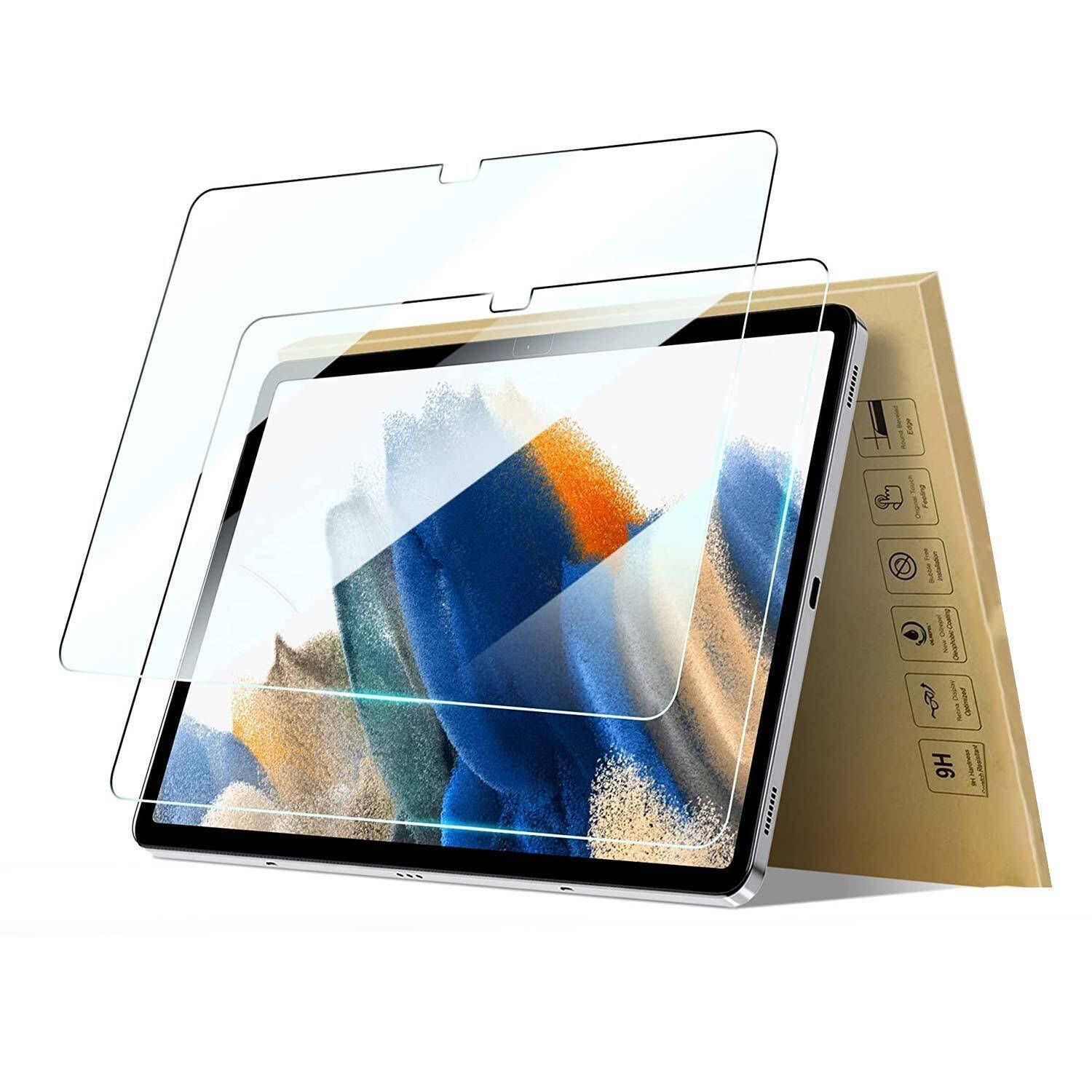 2XFor Samsung Galaxy Tab A7 10.4 Tempered Glass Screen Protector Full Cover-Tab A7 10.4