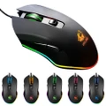 GoodGoods Gaming Mice Mouse 3200DPI USB Optical RGB Backlit Light Wired PC Laptop Computer