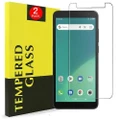 [2 PACK] Telstra Essential Plus 3 Tempered Glass Screen Protector Guard (Clear) - Case Friendly