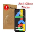 For Google Pixel 4A Anti Glare Matte Plastic Soft Pet Screen Protector Film Guard (3 Pack)
