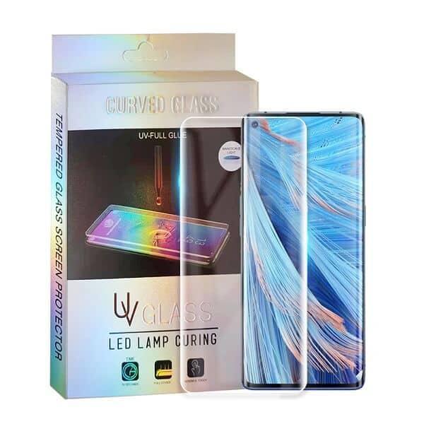 [1 PACK] For Oppo Find X2 Neo UV Liquid Gel Tempered Glass Screen Protector Guard (Clear)