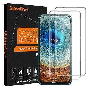 [2 PACK] For Nokia X10 Screen Protector Full Coverage Tempered Glass Guard (Clear)