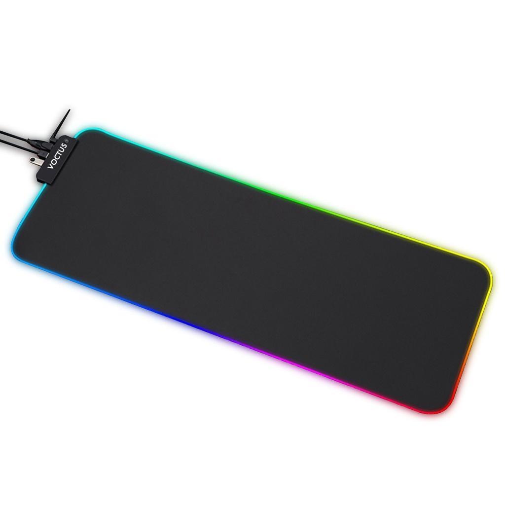 VOCTUS RGB Mouse Pad Large Size 800 x 400 x 4mm USB Powered Anti-slip 4 Port USB
