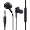 Headphones for Samsung Galaxy S9 S8 Plus S8 Handsfree Earphones Black