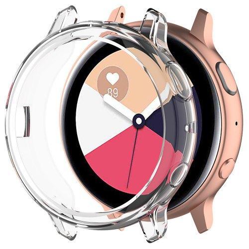 Smart Watch Soft TPU Protective Cover Case for Samsung Galaxy Active 2th 40mm Transparent