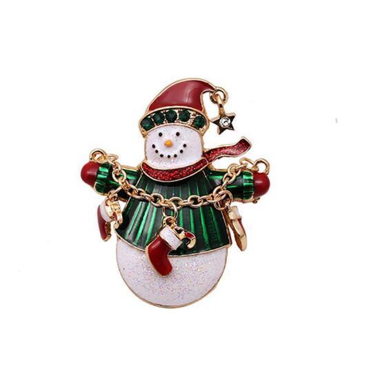 Cute Christmas Santa Claus Brooch Pin G0052