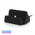 LEEHUR Mobile Phone Charger Stand for Iphone Samsung xiaomi Type C Android USB Charger Station Dock Black for type c