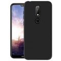 Naxtop TPU Soft Back Cover Phone Case for Nokia X6 6.1 Plus Black