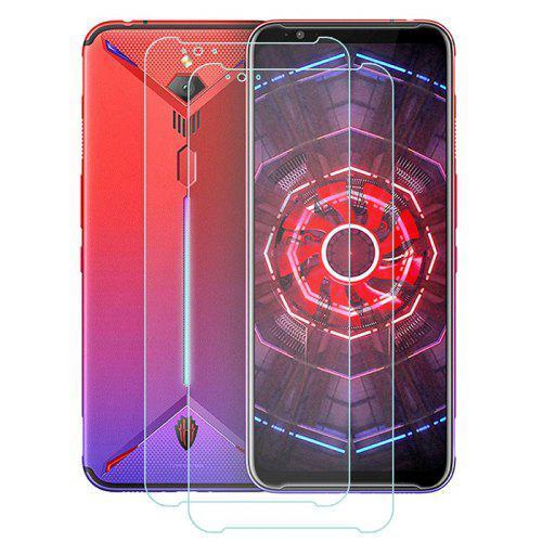 Naxtop 2.5D Tempered Glass Screen Protector for ZTE Nubia Red Magic 3 Transparent for ZTE Nubia Red Magic 3 2PCS