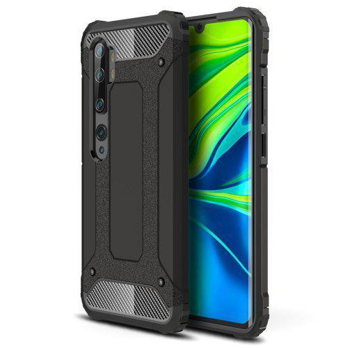 ASLING Diamond Armored Series 360 Degrees Protective Back Cover Phone Case for Xiaomi Mi Note 10 CC9 Pro Black