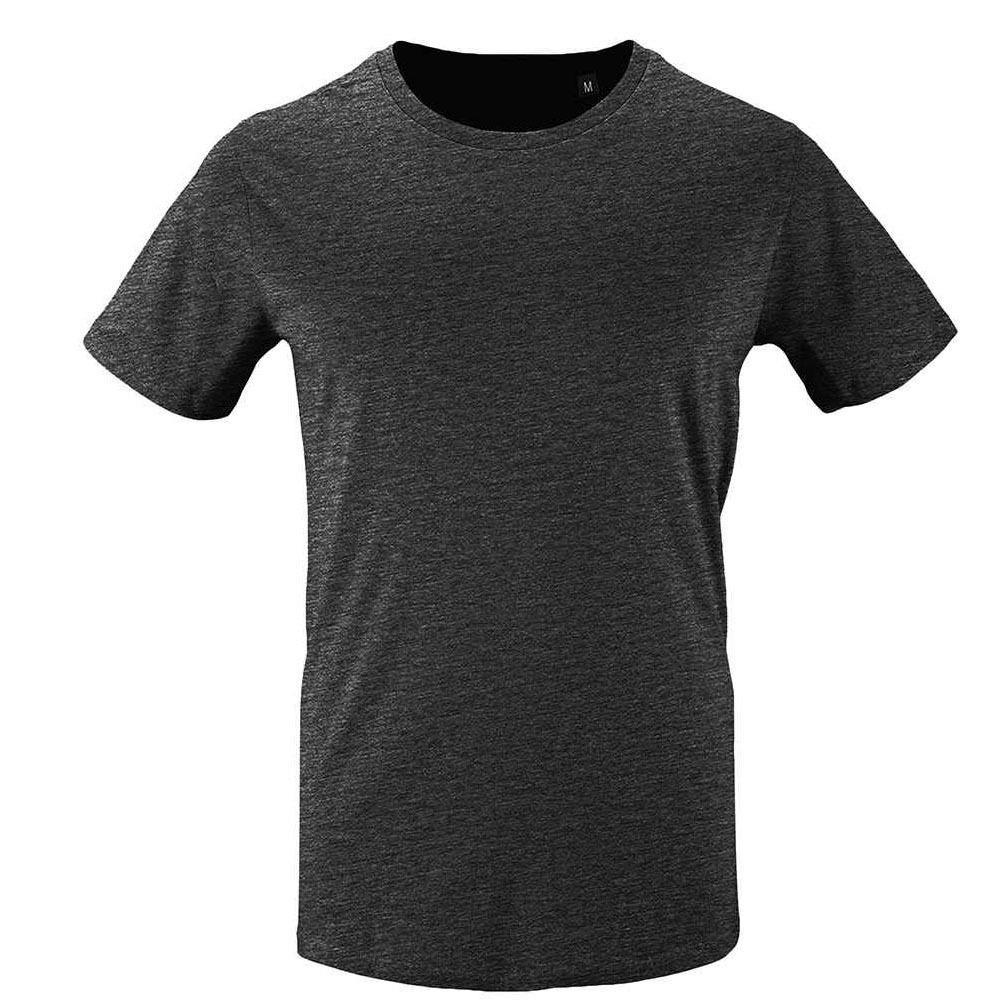 SOLS Mens Milo Organic T-Shirt (Charcoal) (S)