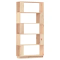 Book Cabinet/Room Divider 80x25x163.5 cm Solid Wood Pine vidaXL
