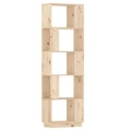 Book Cabinet/Room Divider 51x25x163.5 cm Solid Wood Pine vidaXL