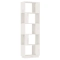 Book Cabinet/Room Divider White 51x25x163.5 cm Solid Wood Pine vidaXL