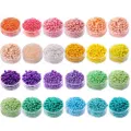 Vicanber 24 Colors Glass Seed Beads Seed Beads For Bracelet Making Beading Jewelry Making Kit