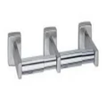 New Bobrick B686 Double Toilet Roll Holder - Silver Dual Roll Holder