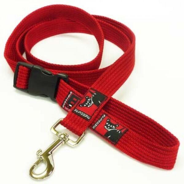 Black Dog Wear REGULAR Smart Lead with Snap 1.5mt [Colour: Red]