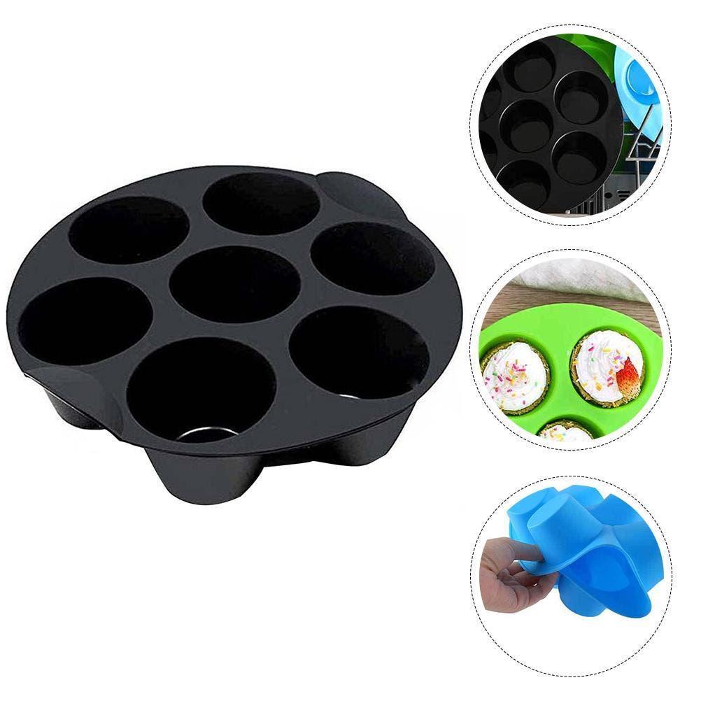 Muffin Cake Cups Muffin Tray Baking Mold Air Fryer Accessories (Random Color)