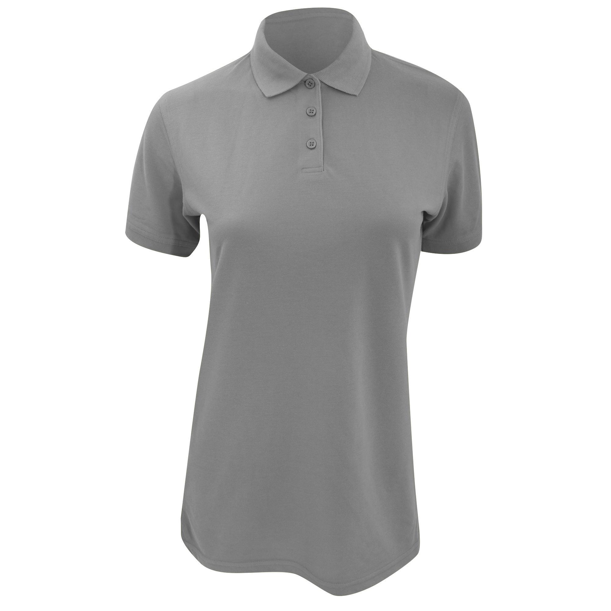 Kustom Kit Ladies Klassic Superwash Short Sleeve Polo Shirt (Graphite) (14)