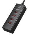 ABS 4 Port USB 2.4A Fast Charger for Samsung iphone Xiaomi Huawei