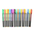 18 Pcs Color Gel Pen Set Adult Coloring Book Ink Pens Drawing Painting Craft Art