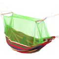Outdoor Portable Swing Hammock Camp Patio Yard Hanging Tree Bed With Mosquito Net GREEN