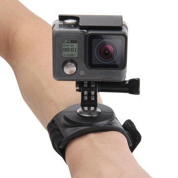 Hand Wrist Arm Leg Strap 360-degree Rotation Mount for Gopro SJCAM Xiaomi Yi Action Camera