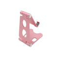 Aluminum Alloy Mobile Phone Holder Adjustable Desktop Mobile Phone Folding Bracket-Pink