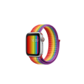 Creative New Loopback Rainbow Nylon Bracelet Wristbands for Apple Watch Watch Strap Iwatch Series 5 4 3 2 1-2 - 42/44mm