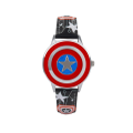 Creative Captain America Shield Watch Flip Quartz Watch Boy Child Watch Captain America Vintage Watch-2