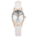 Creative Belt Watch Fashion Trend Big Dial Quartz Watch Wrist Watch for Women Leather Band-White