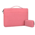 14.1 Inch Waterproof and Wear-resistant Laptop Bag Notebook Liner Bag Business Exhibition Bag-33#-Pink