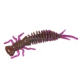 8-color Larvae Silicone Soft Bait Lure Bait, Size:100MM(Purple)