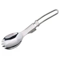 8 PCS Outdoor Camping Hiking Stainless Steel Metal Fork Spoon Tableware Cookout Picnic Folding Spork