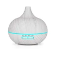 400ml Wood Texture Fragrance Machine Pointed Mouth Humidifier with Colorful LED Light