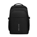 MR9191 Multifunction USB Charging 15.6 inch Laptop Backpack Three-layer Large Capacity Student Bag BLACK
