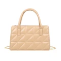 Female Fashion Chain Handbag Zipper PU Leather Solid Color Messenger Bag Shoulder Lady Cross Body Bag Daily Supplies