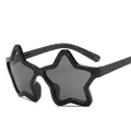 3PCS Street beat Fashion Personality Five-pointed Star Children Sunglasses Girl Boy Lovely Tinted Color Plastic Frame Kid Sun Glasses