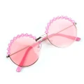 Fashion Kids Sunglasses Polarized metal Frame Sun Glasses Girls Boys flower Children's Mirror Baby Eyeglasses UV400 Summer Beach