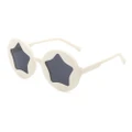 3PCS children's round frame five pointed star Sunglasses personality decoration baby fashion lovely sunshade Korean